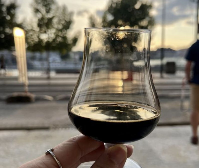 Craft beer menu in Prague